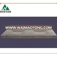 High quality marble stone double bathroom basins and double stone sinks RST-SB042