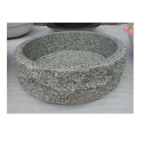 Beautiful natural granite laundry basin