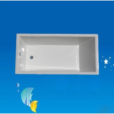 Claw Foot Cheap Used Enameled Square drop in Cast Iron Bathtub